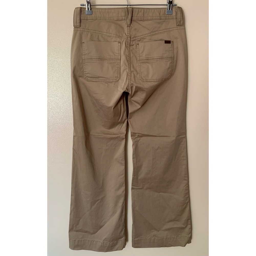 Burberry • 29 • Portland Khaki Tan Wide Leg Flare Trouser Pants - Picture 3 of 4